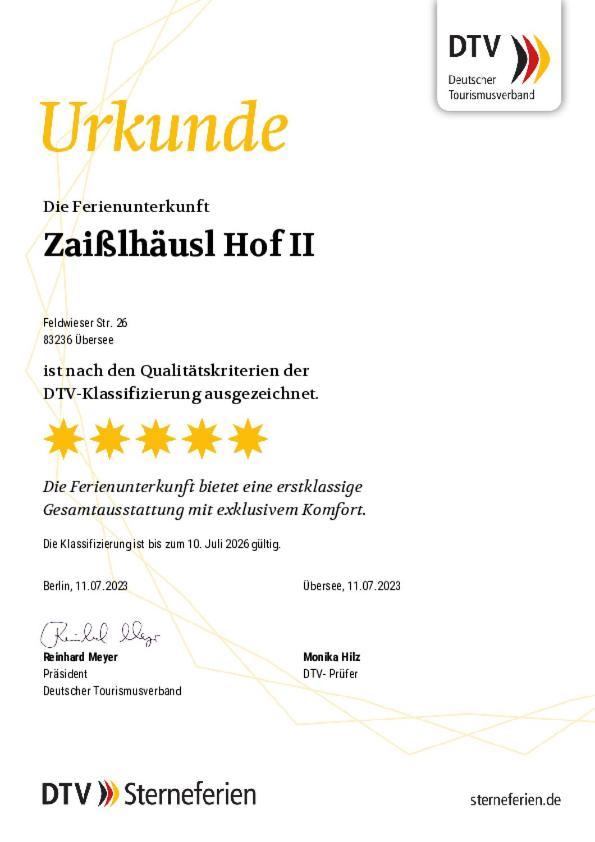 Übersee Zaisslhaeusl Hof Ferienwohnungen חדר תמונה